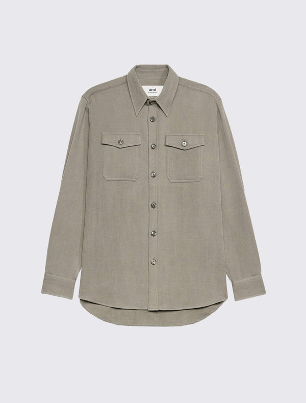 Overshirt With Chest Pocket