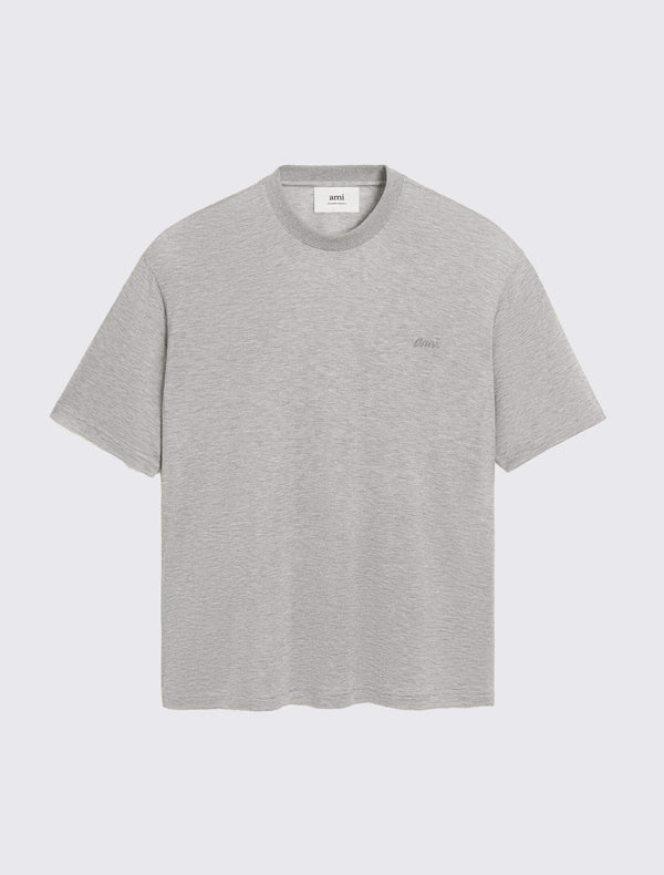 T-Shirt in Mercerized Cotton and Silk