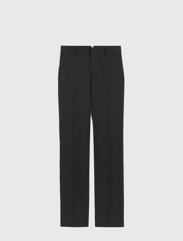 Wool Straight Trousers