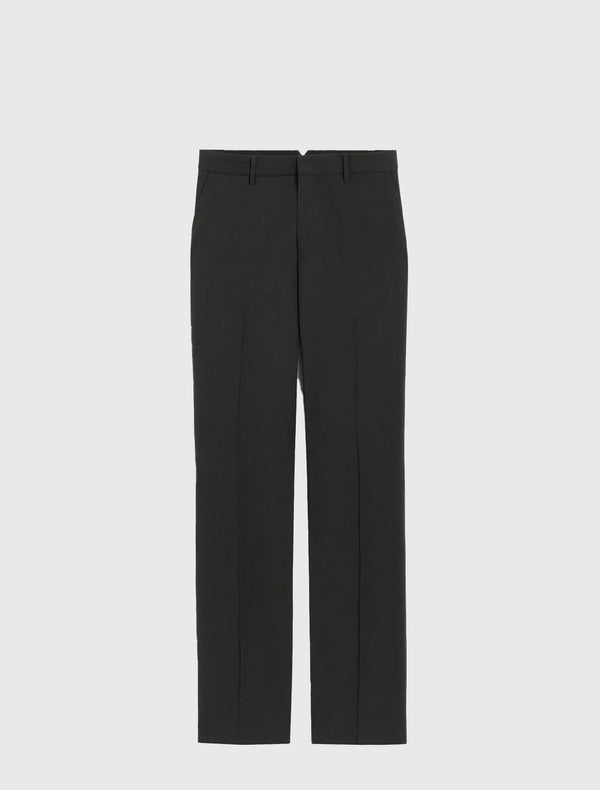 Wool Straight Trousers