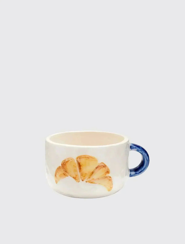 Croissant Cappuccino Mug