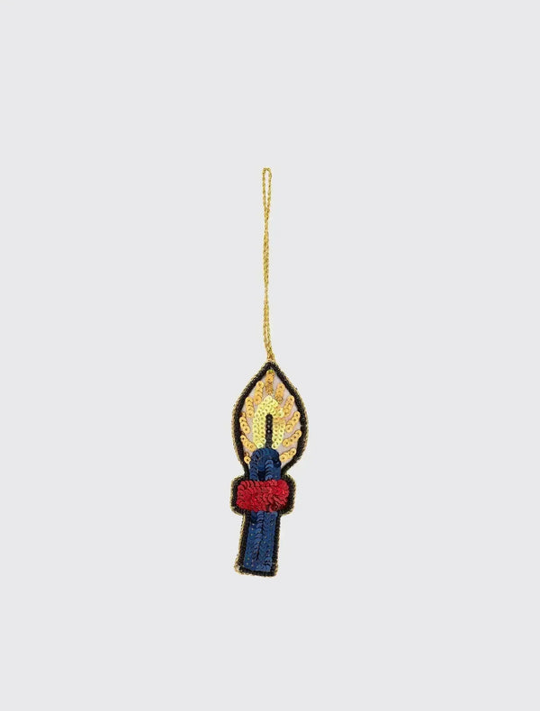 Glittery Holy Night Ornament