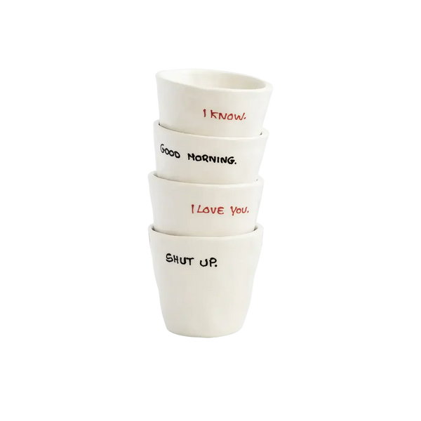 I Love You Espresso Cup