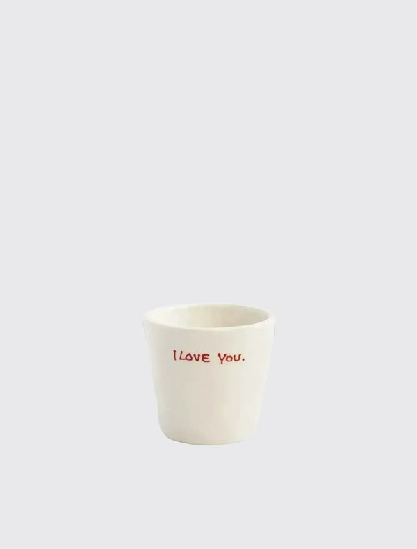 I Love You Espresso Cup