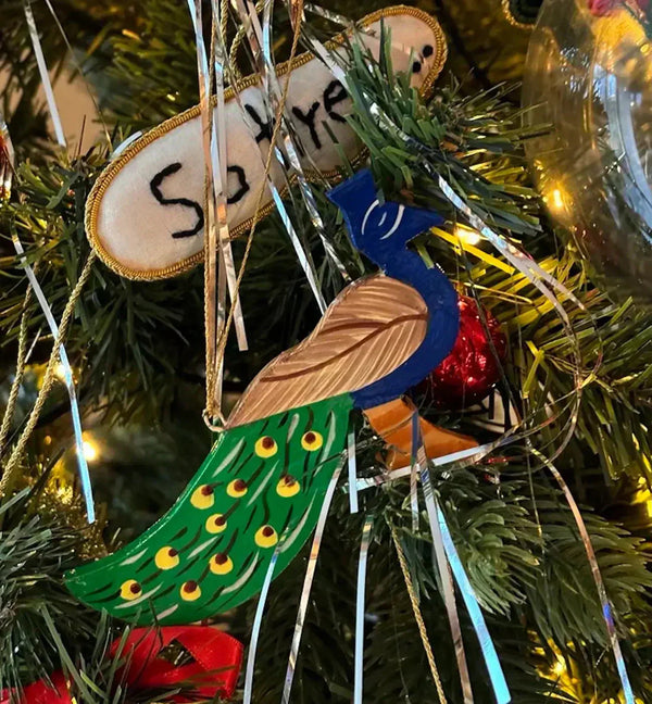 Proud Peacock Ornament