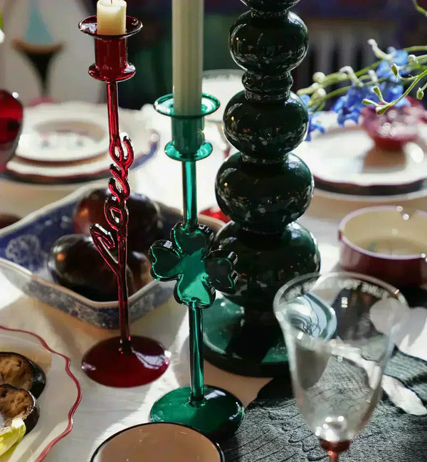 Shamrock Candle Holder