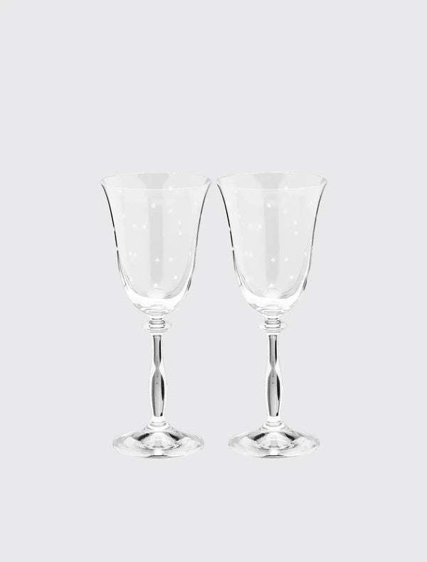 Starry Eve Wine Glass Set of 2