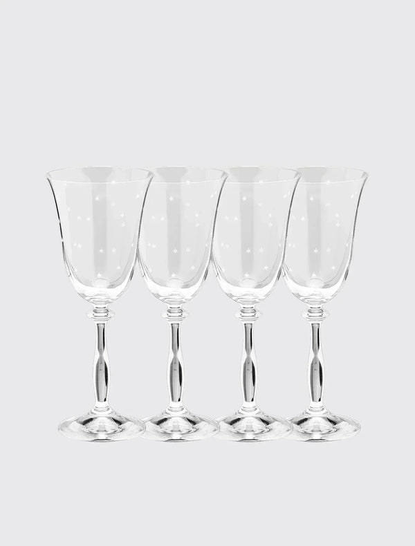 Starry Eve Wine Glass Set of 4
