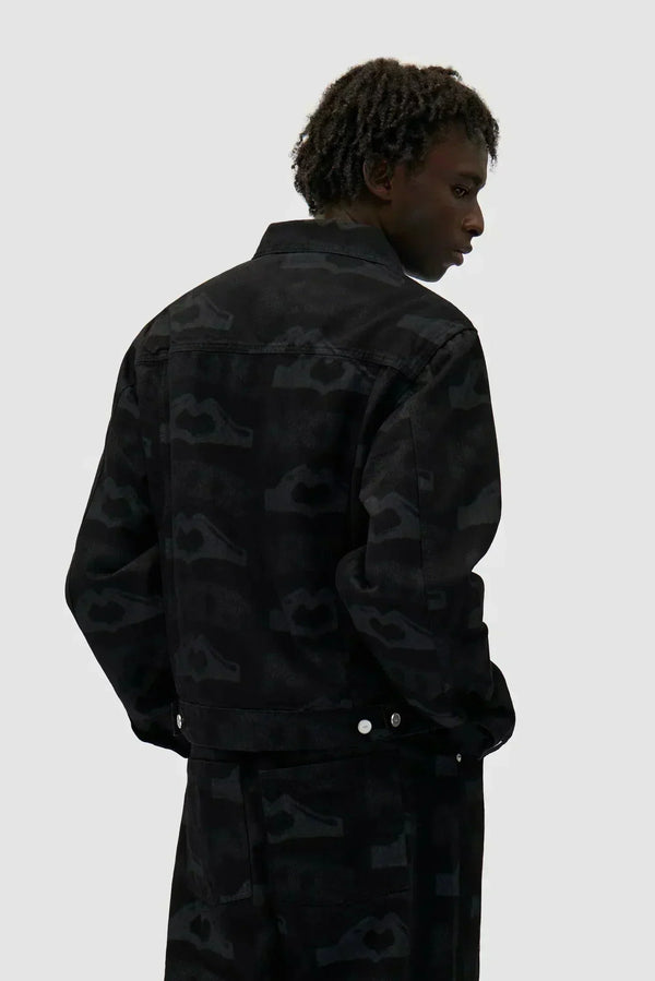 Heart Printed Jacket