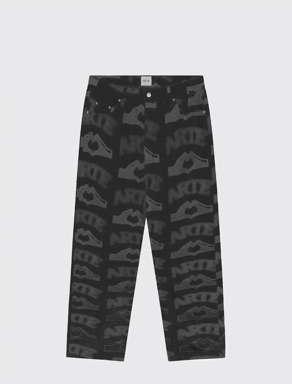 Heart Printed Pants