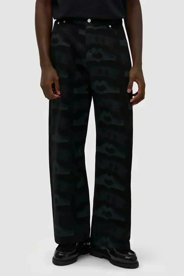 Heart Printed Pants
