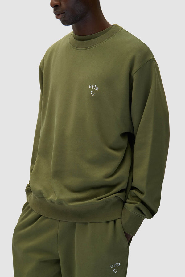 Arte Heart Crewneck