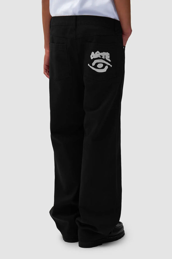 Back Pocket Graphic Pants