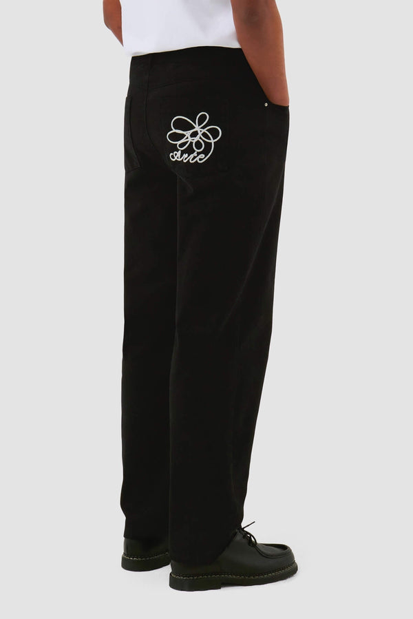 Embroidery Pocket Pants