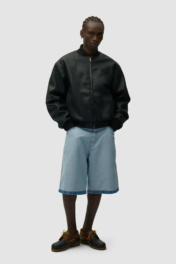 Leather Varsity Jacket