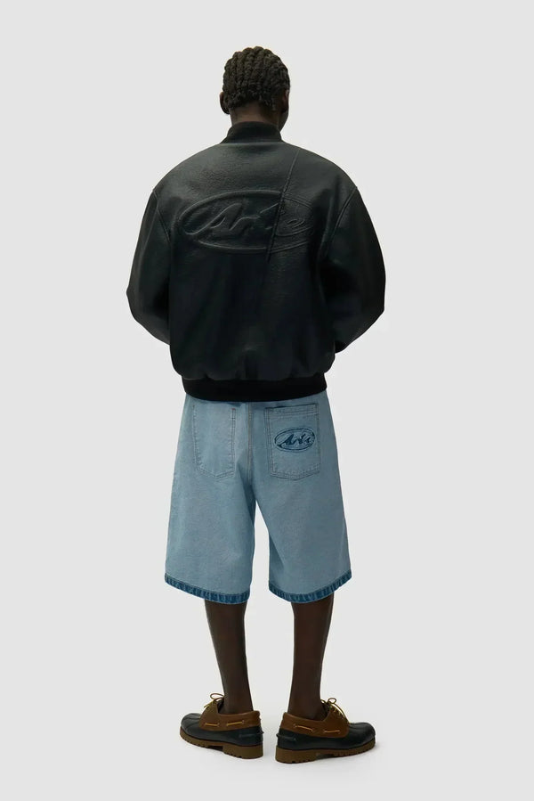Leather Varsity Jacket