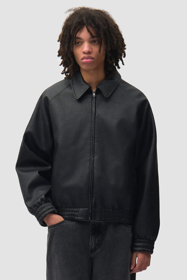 Reversible Leather Uniform Jacket