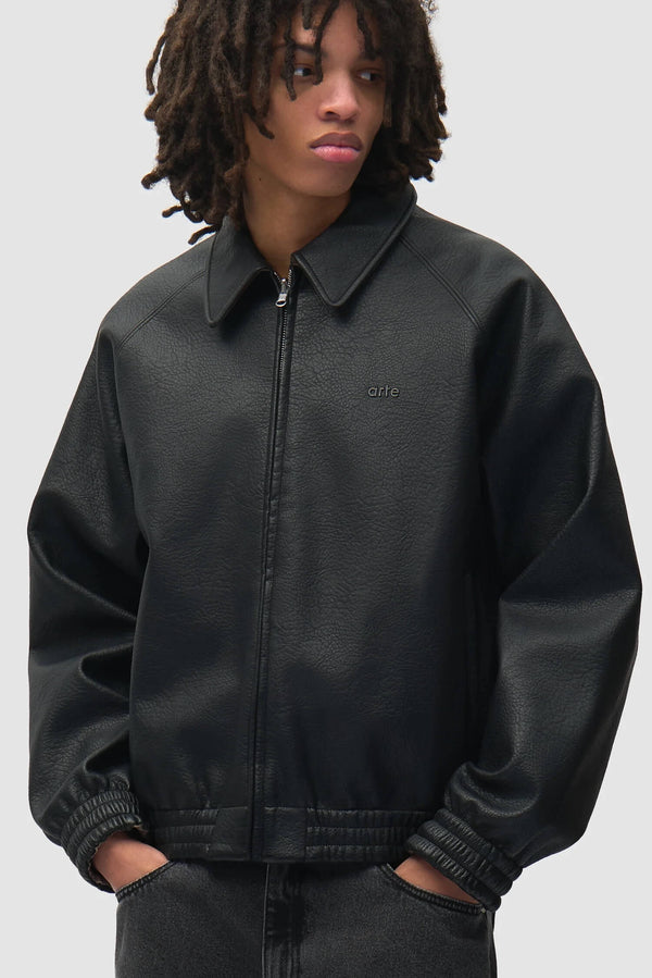 Reversible Leather Uniform Jacket