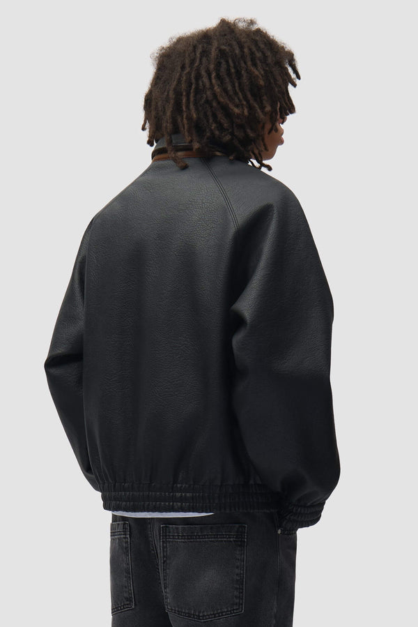 Reversible Leather Uniform Jacket