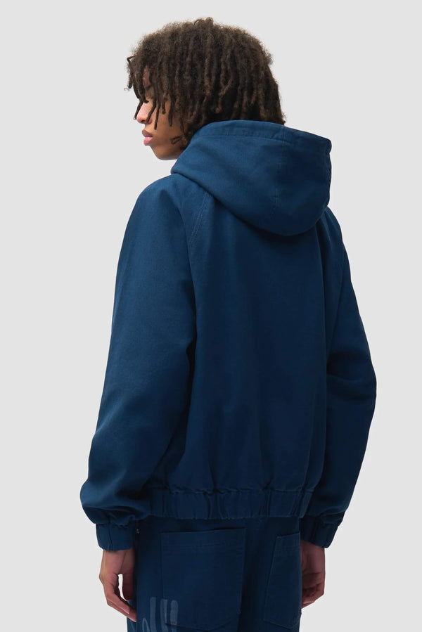 Stencil Canvas Hooded Jacket