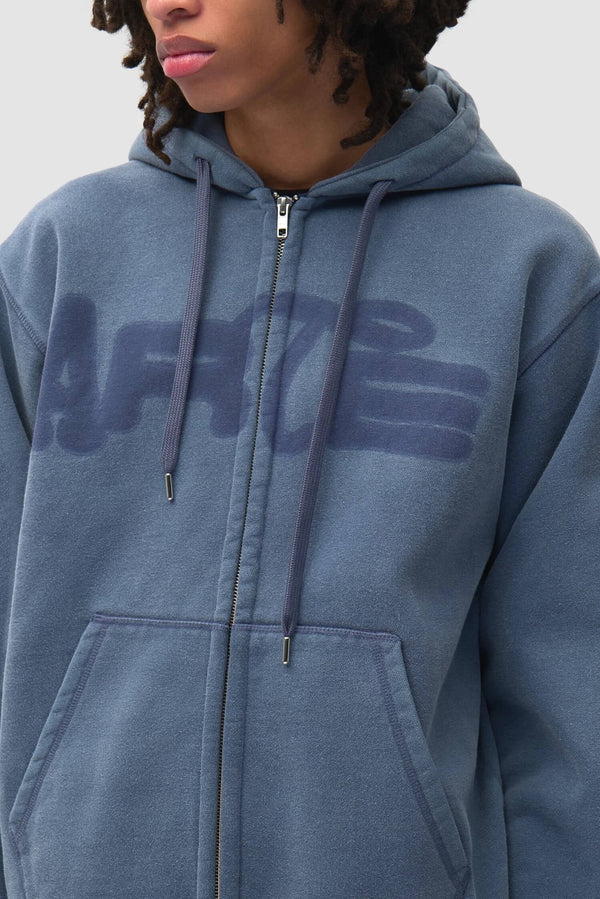Stencil Sunfade Zip Hoodie