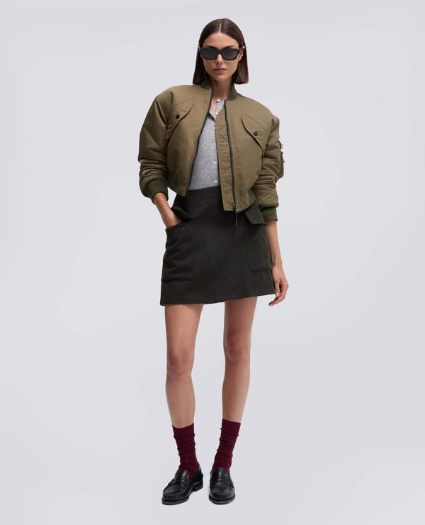 Bombetta Taffeta Cropped Jacket
