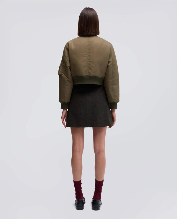 Bombetta Taffeta Cropped Jacket