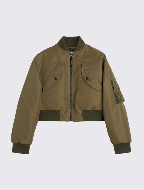 Bombetta Taffeta Cropped Jacket