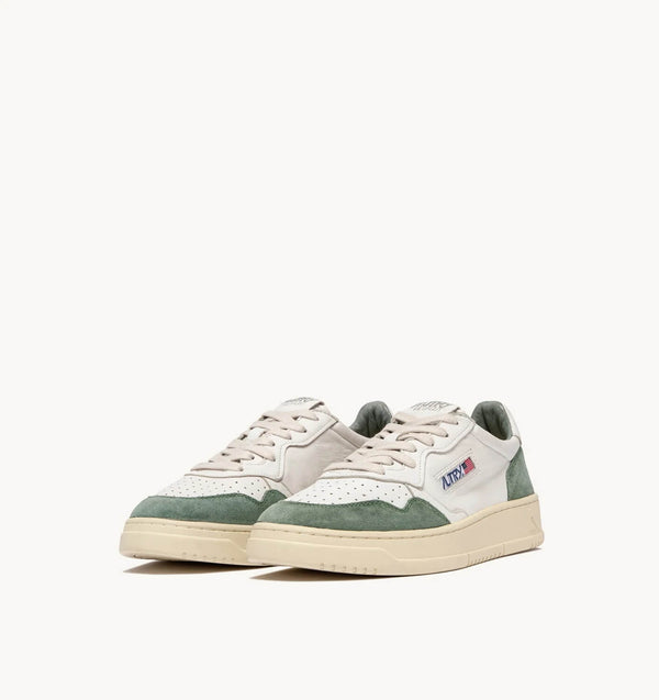 Medalist Low Sneakers in Goatskin and Suede