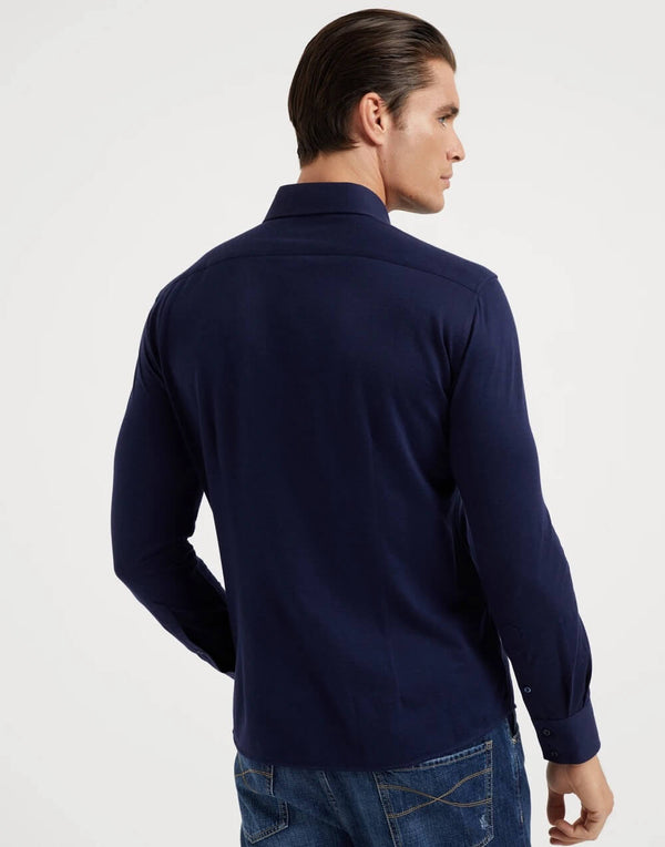 Basic Fit Shirt in Cotton Piqué