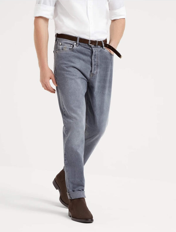 Denim Trousers in Iconic Fit