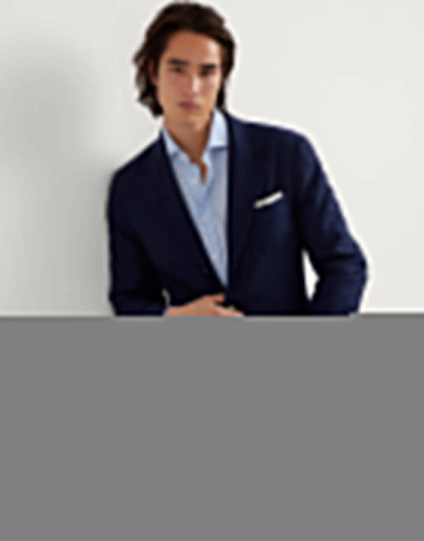 Diagonal Twill Unconstructed Blazer in Wool Silk and Cashmere