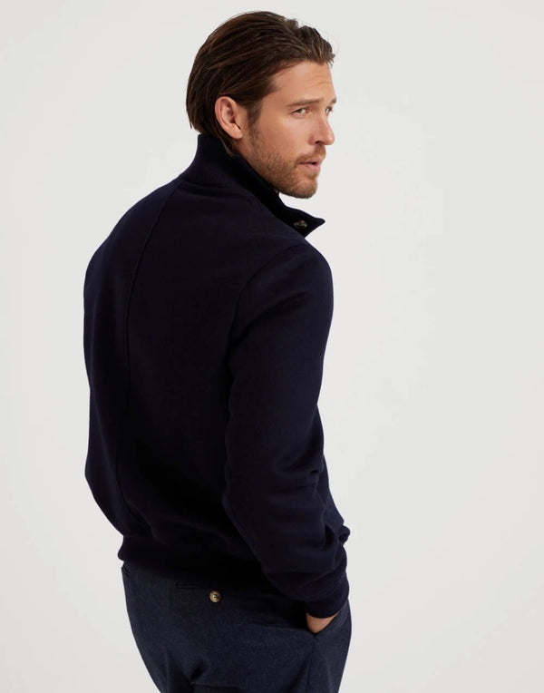Double Beaver Bomber Jacket in Wool