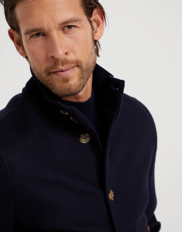 Double Beaver Bomber Jacket in Wool