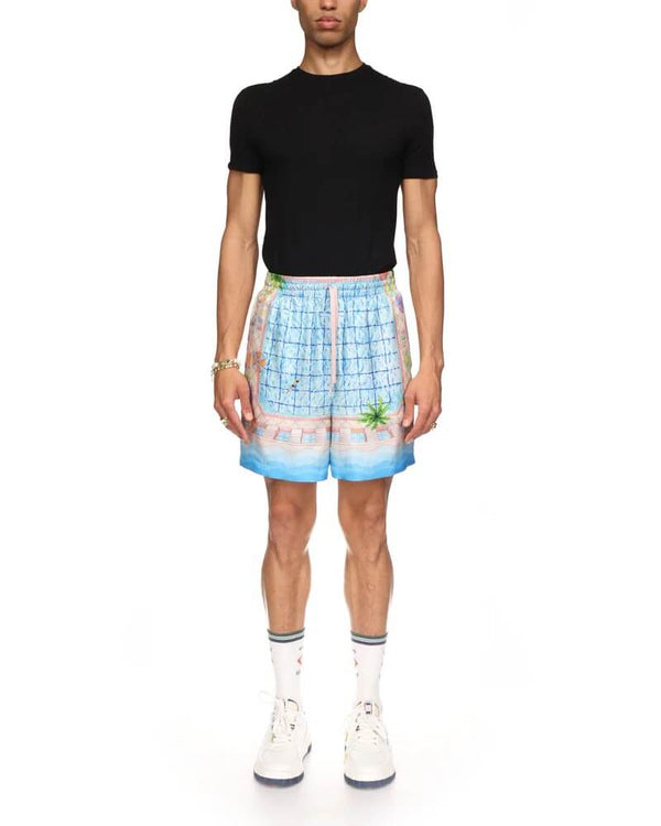 Le Plongeon Silk Shorts