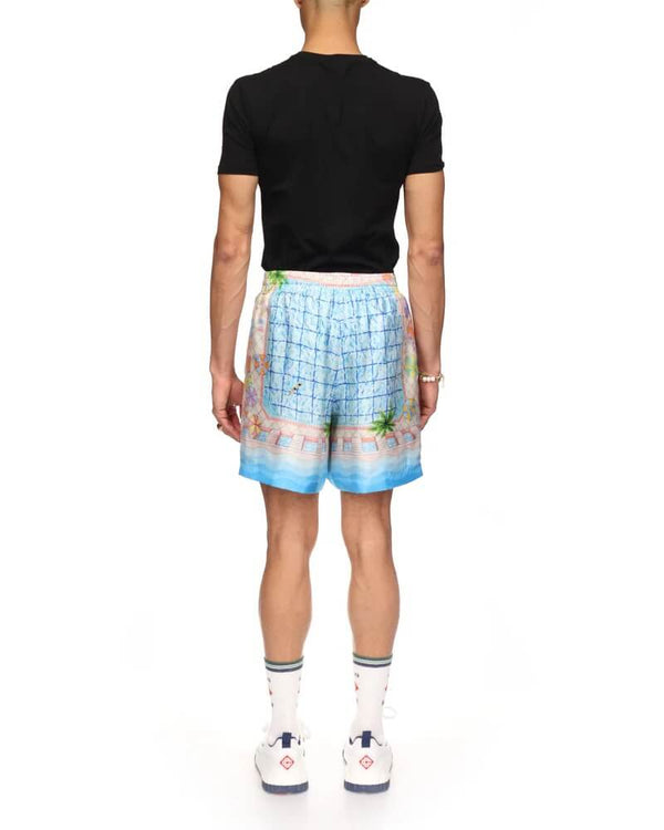 Le Plongeon Silk Shorts