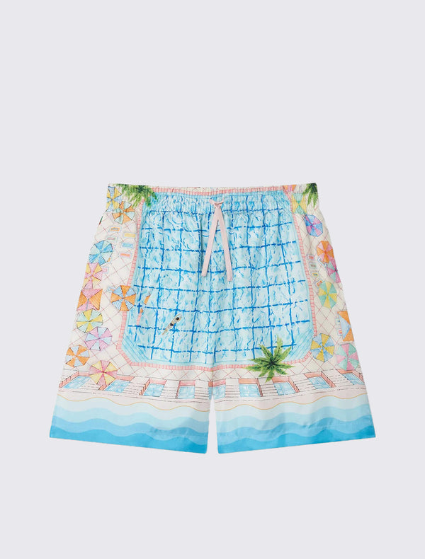 Le Plongeon Silk Shorts