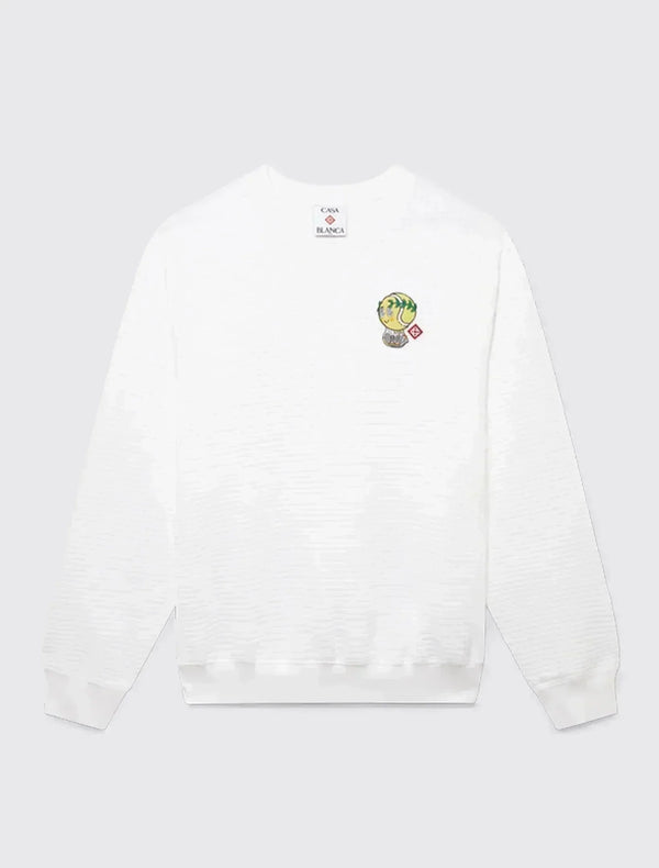 Tennis Mascot Quilted Sweatshirt