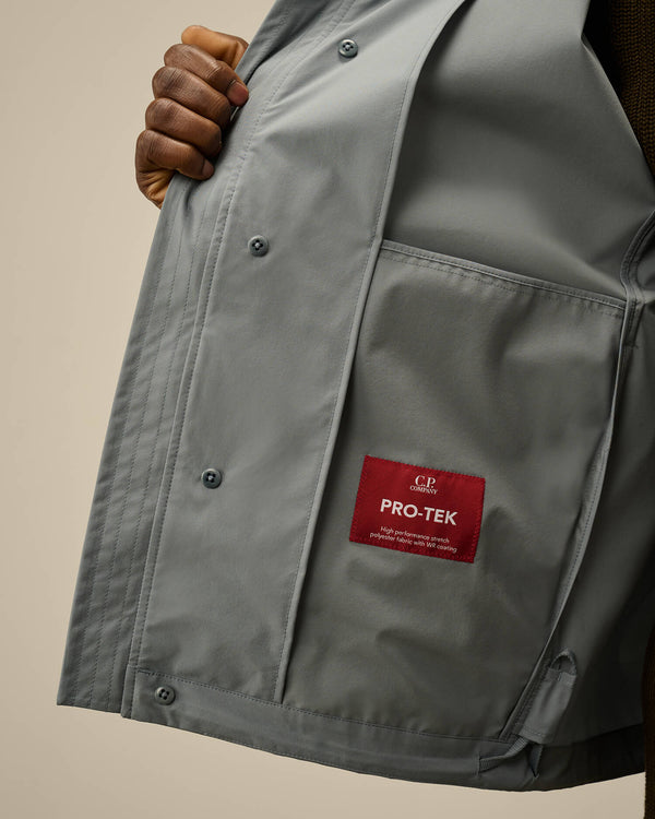 Pro-Tek Buttoned Hooded Jacket