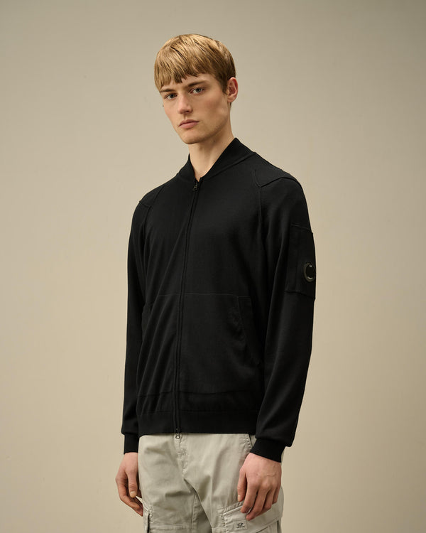 Sea Island Full Zip Lens Cardigan