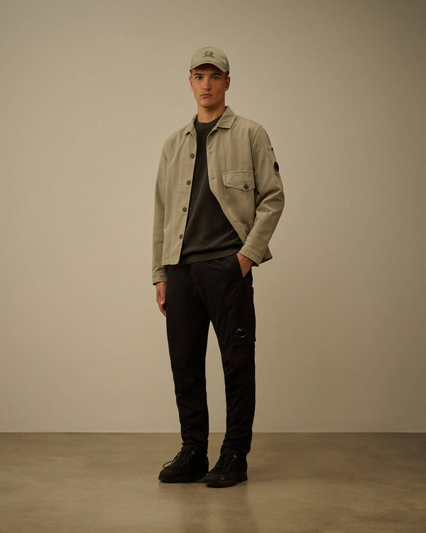 Brushed Emerized Diagonal Fleece Crewneck