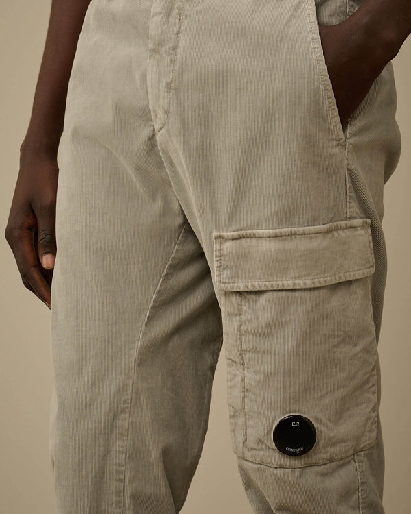 Corduroy Lens Cargo Pants
