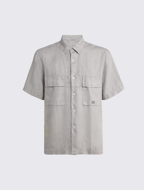 Cotton Rip-Stop Short Sleeved Shirt