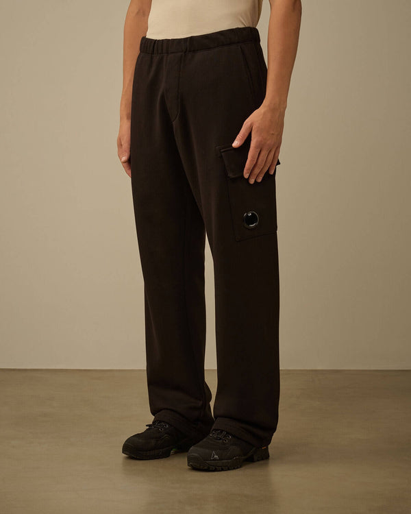 Diagonal Raised Fleece Cargo Lens Sweatpants