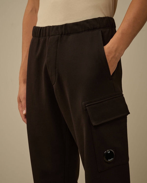 Diagonal Raised Fleece Cargo Lens Sweatpants