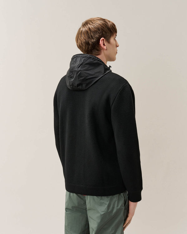 Merino Wool Mixed Reversible Cardigan