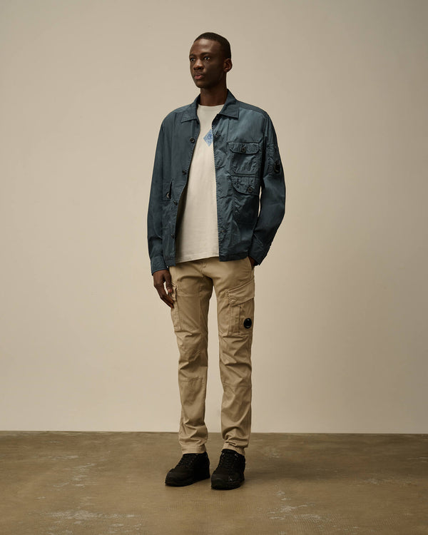 Stretch Sateen Cargo Lens Pants