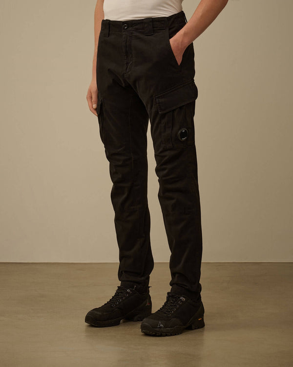 Stretch Sateen Ergonomic Lens Cargo Pants