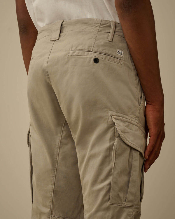 Stretch Sateen Ergonomic Lens Cargo Pants