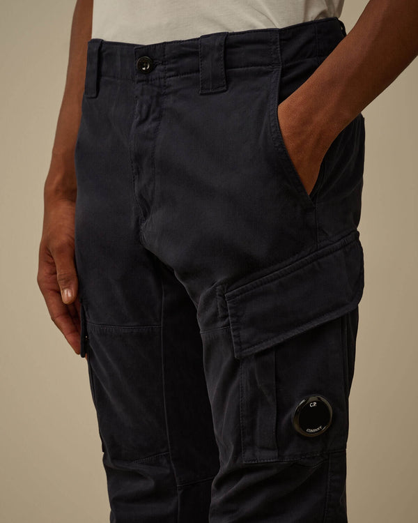 Stretch Sateen Ergonomic Lens Cargo Pants